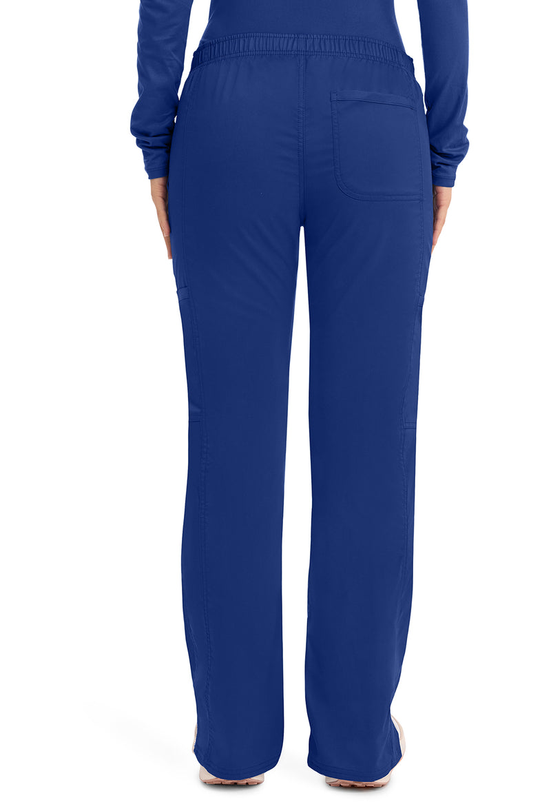 Galaxy Blue - Cherokee WW Revolution Women's Scrub Pants - Back View