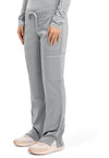Grey - Cherokee Cherokee WW Revolution Women's Scrub Pants - Left Side View