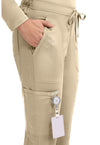 Khaki - Cherokee Cherokee WW Revolution Women's Scrub Pants - Detail 2 View
