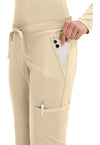 Khaki - Cherokee Cherokee WW Revolution Women's Scrub Pants - Detail 3 View