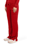 Red - Cherokee Cherokee WW Revolution Women's Scrub Pants - Left Side View