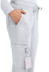 White - Cherokee Cherokee WW Revolution Women's Scrub Pants - Detail 2 View