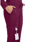Wine - Cherokee Cherokee WW Revolution Women's Scrub Pants - Detail 2 View