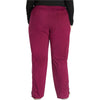 wine - Mid Rise Moderate Flare Drawstring Pant