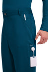 Caribbean Blue - Men's Fly Front Scrub Pants – Short (View 2)