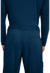 Caribbean Blue - Men's Fly Front Scrub Pants – Short (View 4)