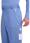 Ciel Blue - Men's Fly Front Scrub Pants – Short (View 2)
