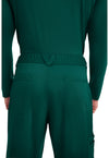 Hunter Green - Men's Fly Front Scrub Pants – Short (View 4)