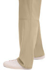 Khaki - Men's Fly Front Scrub Pants – Short (View 3)