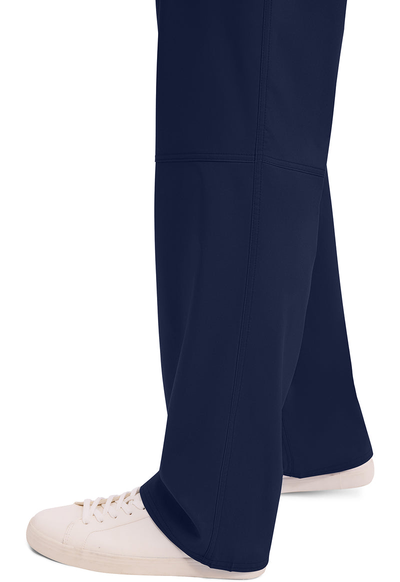 Navy - Men's Fly Front Scrub Pants – Short (View 3)