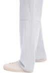 White - Men's Fly Front Scrub Pants – Short (View 3)