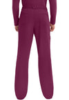 Wine - Men's Fly Front Scrub Pants – Short (Back)