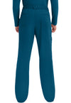 Caribbean Blue - Men's Fly Front Scrub Pants – Tall (Back)