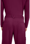 Wine - Men's Fly Front Scrub Pants – Tall (View 4)