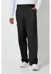 Black - Cherokee WW Revolution Men's Scrub Pants - Front View