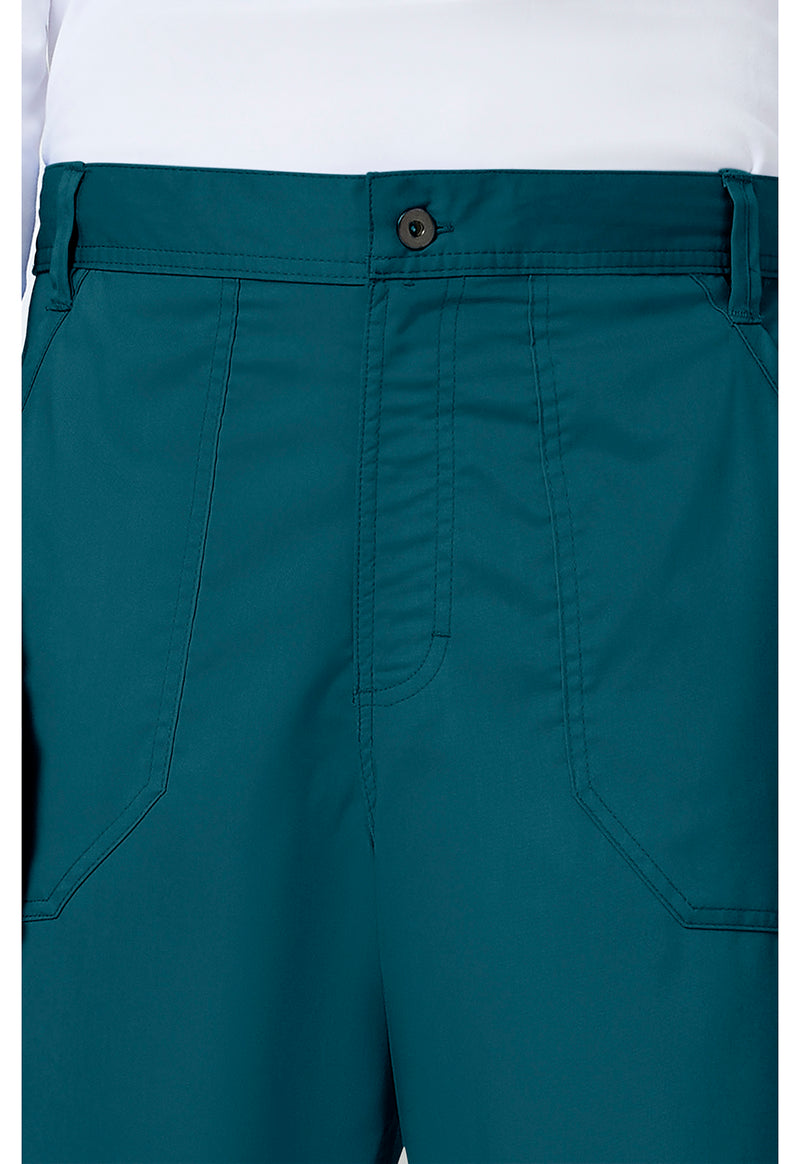 Caribbean Blue - Cherokee Cherokee WW Revolution Men's Scrub Pants - Detail 2 View