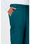 Caribbean Blue - Cherokee Cherokee WW Revolution Men's Scrub Pants - Detail 3 View