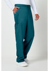 Caribbean Blue - Cherokee Cherokee WW Revolution Men's Scrub Pants - Right Side View