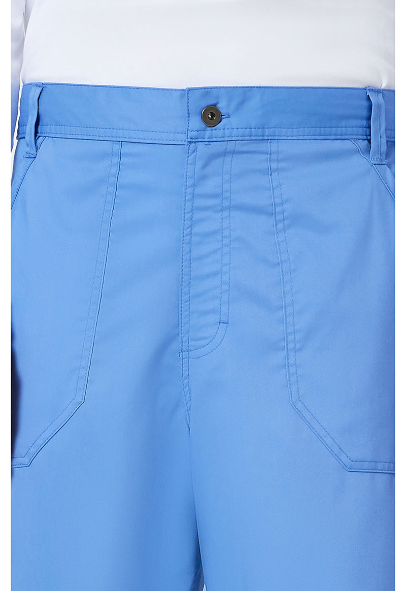 Ciel Blue - Cherokee Cherokee WW Revolution Men's Scrub Pants - Detail 2 View