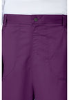 Eggplant - Cherokee Cherokee WW Revolution Men's Scrub Pants - Detail 2 View