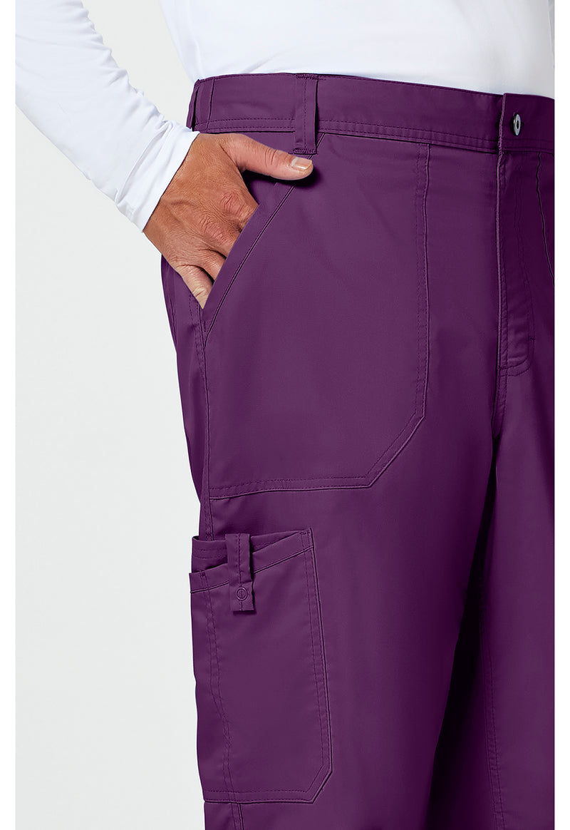 Eggplant - Cherokee Cherokee WW Revolution Men's Scrub Pants - Detail 3 View