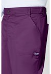 Eggplant - Cherokee Cherokee WW Revolution Men's Scrub Pants - Detail 4 View