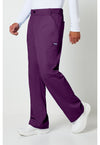 Eggplant - Cherokee Cherokee WW Revolution Men's Scrub Pants - Left Side View