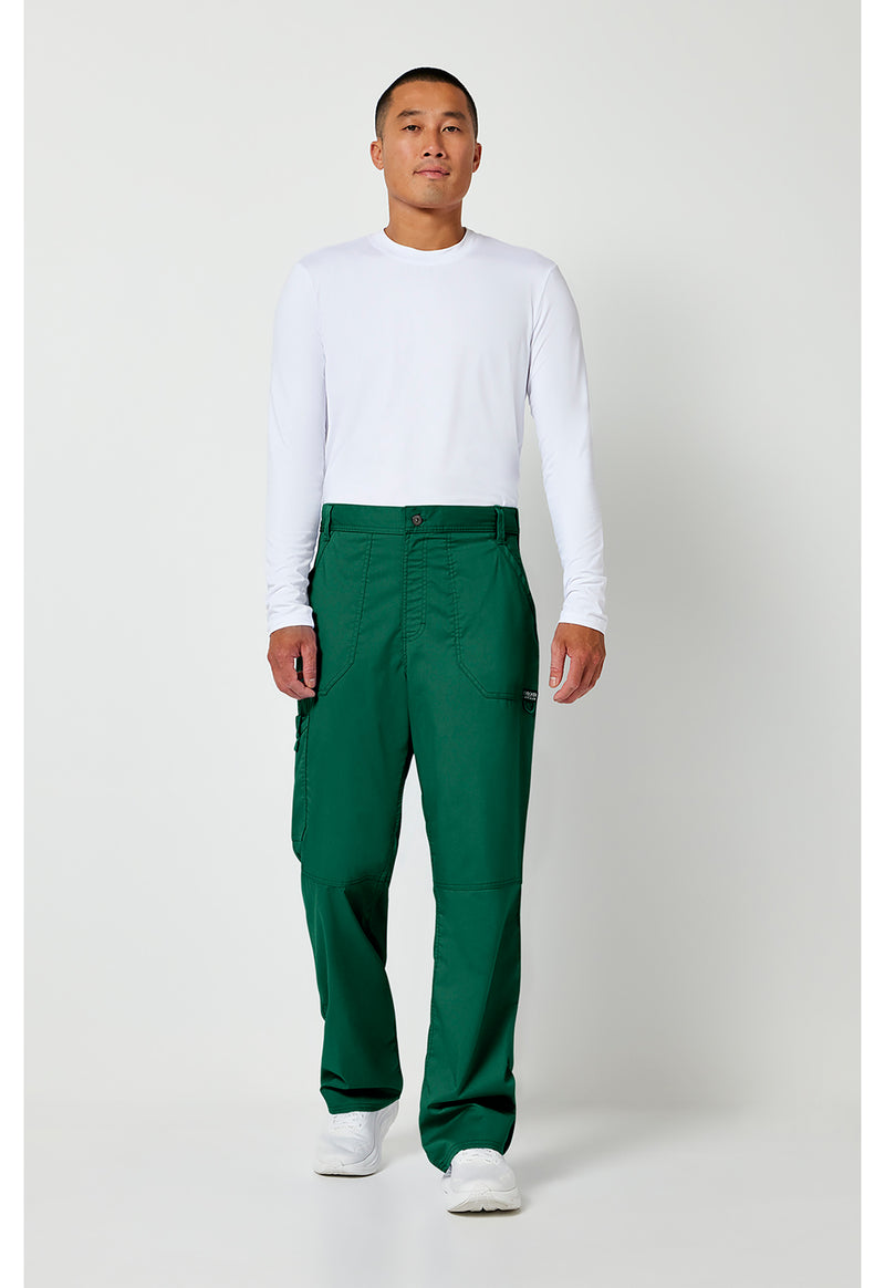 Hunter Green - Cherokee Cherokee WW Revolution Men's Scrub Pants - Detail 1 View