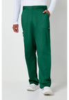 Hunter Green - Cherokee WW Revolution Men's Scrub Pants - Front View