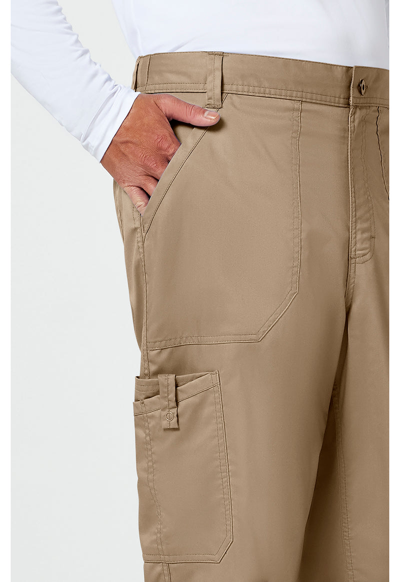 Khaki - Cherokee Cherokee WW Revolution Men's Scrub Pants - Detail 3 View