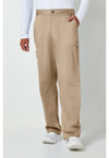 Khaki - Cherokee WW Revolution Men's Scrub Pants - Front View