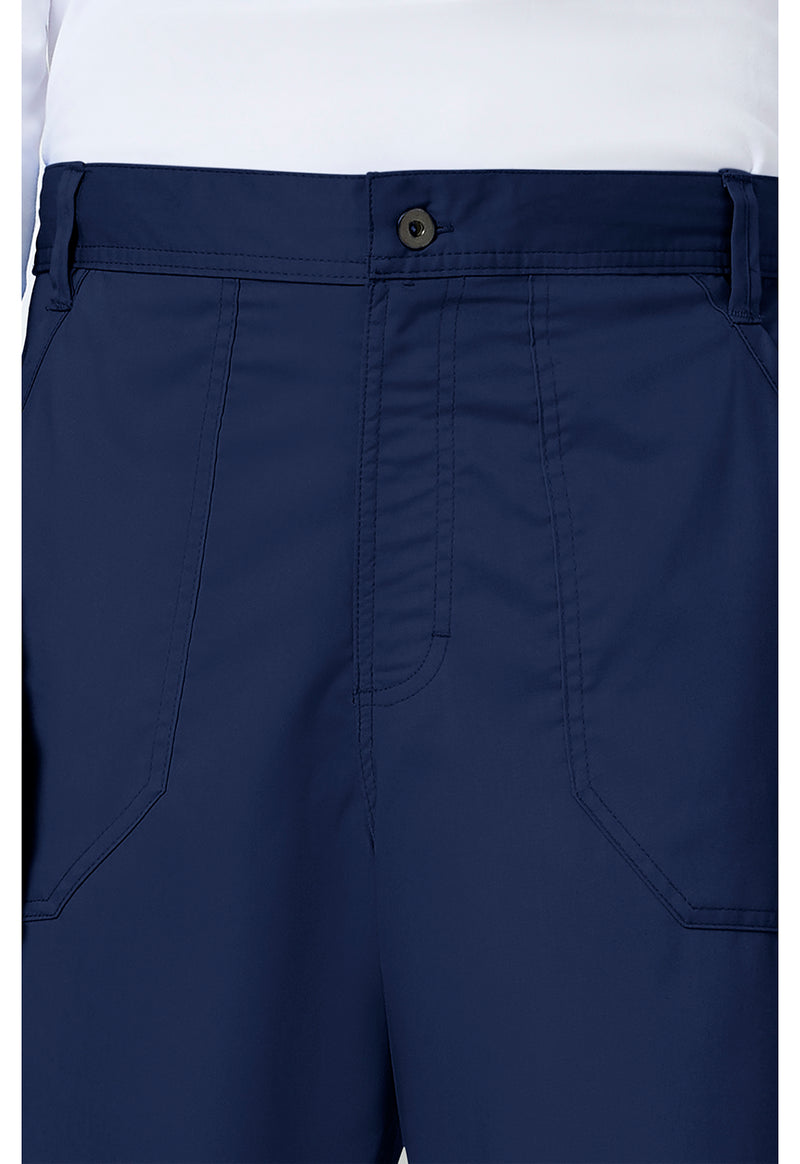 Navy - Cherokee Cherokee WW Revolution Men's Scrub Pants - Detail 2 View