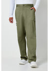 Olive - Cherokee WW Revolution Men's Scrub Pants - Front View