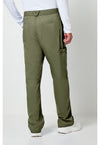 Olive - Cherokee WW Revolution Men's Scrub Pants - Back View