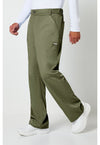 Olive - Cherokee Cherokee WW Revolution Men's Scrub Pants - Left Side View