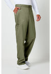 Olive - Cherokee Cherokee WW Revolution Men's Scrub Pants - Right Side View