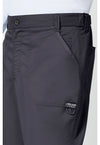 Pewter - Cherokee Cherokee WW Revolution Men's Scrub Pants - Detail 4 View