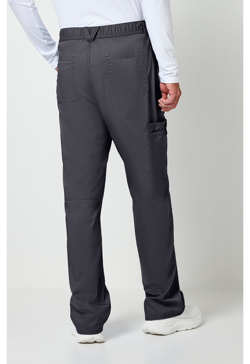 Pewter - Cherokee WW Revolution Men's Scrub Pants - Back View