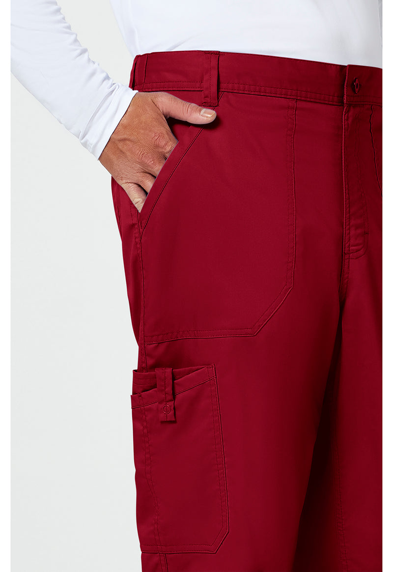 Red - Cherokee Cherokee WW Revolution Men's Scrub Pants - Detail 3 View