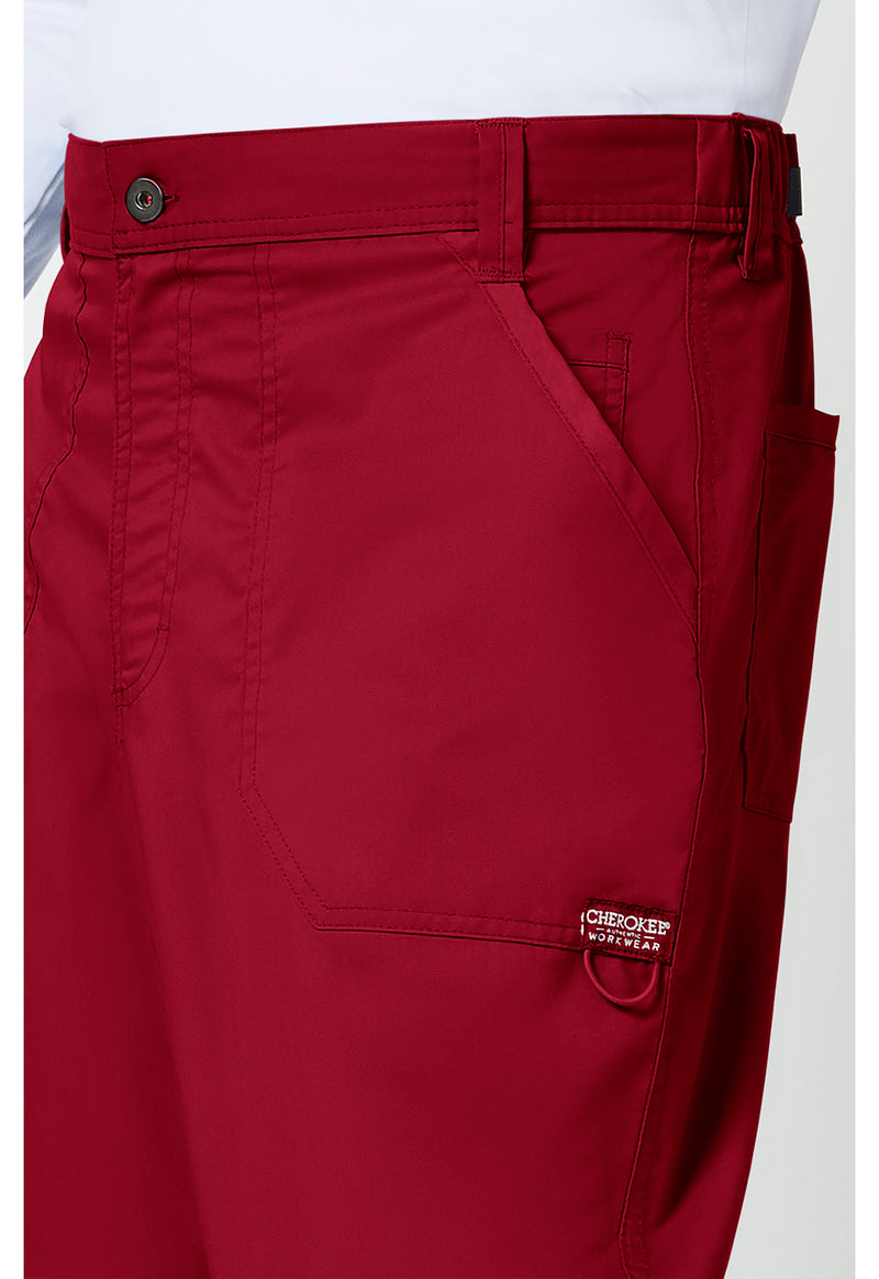 Red - Cherokee Cherokee WW Revolution Men's Scrub Pants - Detail 4 View