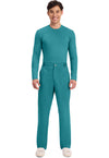 Teal Blue - Cherokee Cherokee WW Revolution Men's Scrub Pants - Detail 1 View