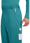 Teal Blue - Cherokee Cherokee WW Revolution Men's Scrub Pants - Detail 2 View