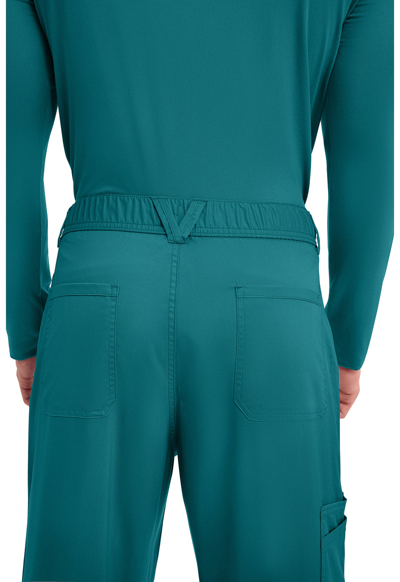 Teal Blue - Cherokee Cherokee WW Revolution Men's Scrub Pants - Detail 4 View