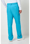 Turquoise - Cherokee WW Revolution Men's Scrub Pants - Back View