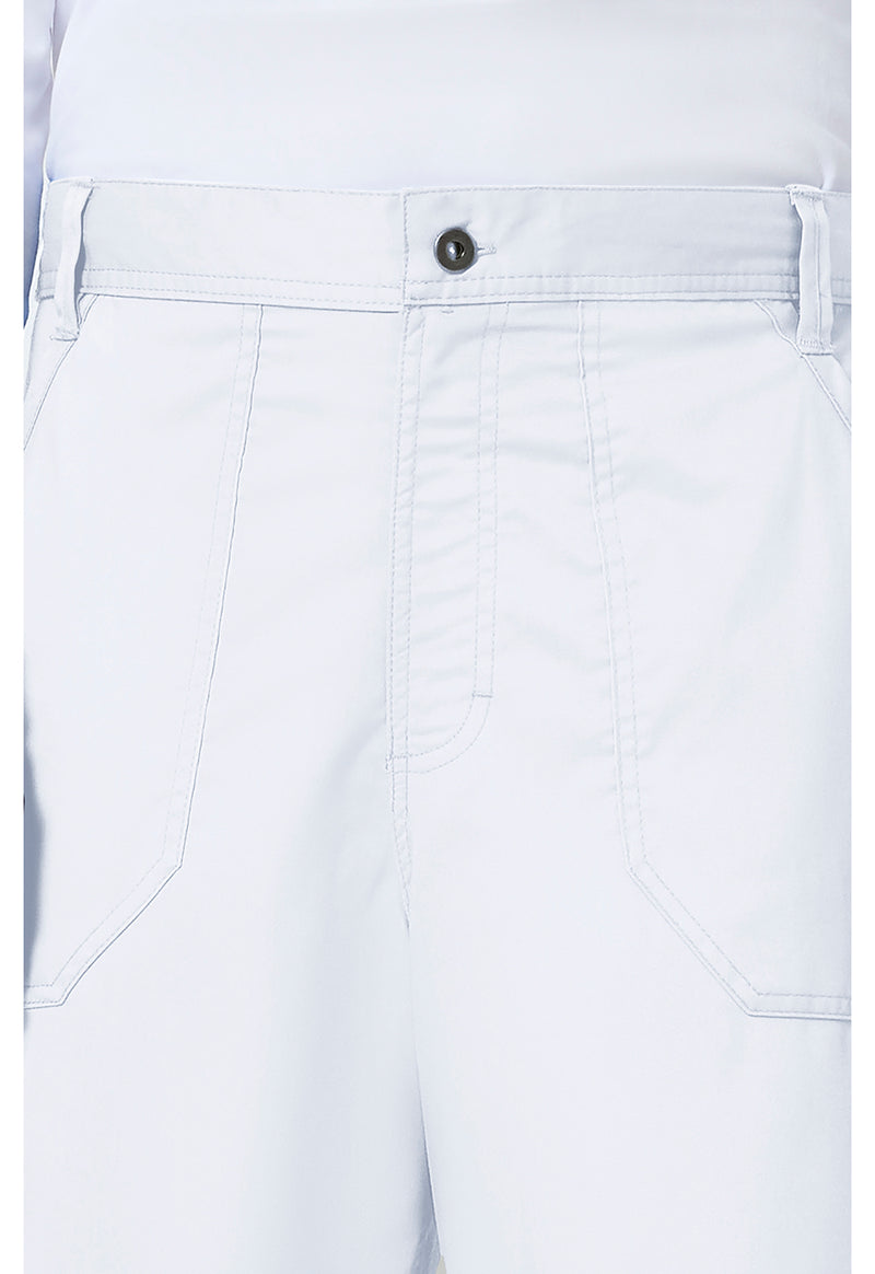 White - Cherokee Cherokee WW Revolution Men's Scrub Pants - Detail 2 View