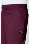 Wine - Cherokee Cherokee WW Revolution Men's Scrub Pants - Detail 4 View