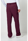 Wine - Cherokee WW Revolution Men's Scrub Pants - Back View