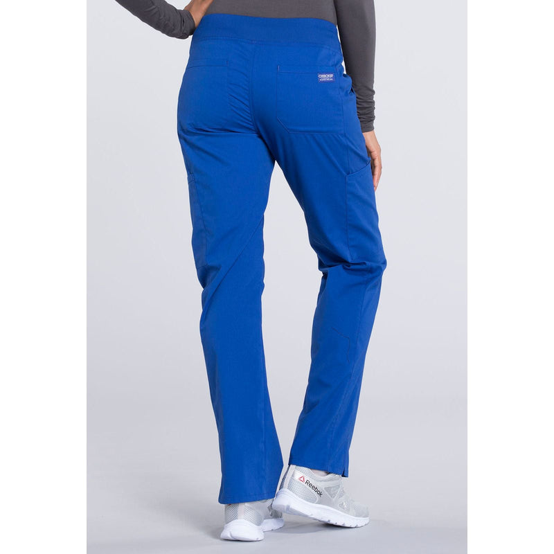 galaxy blue - Mid Rise Straight Leg Pull-on Cargo Pant