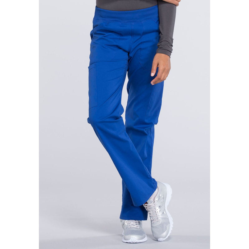 galaxy blue - Mid Rise Straight Leg Pull-on Cargo Pant