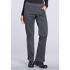 pewter - Mid Rise Straight Leg Pull-on Cargo Pant